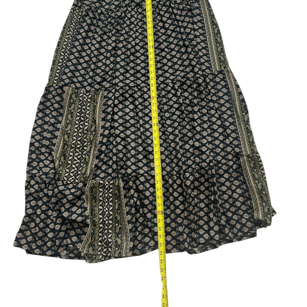 Chic Black and Cream Maxi Dress.Made in India - Picture 3 of 6